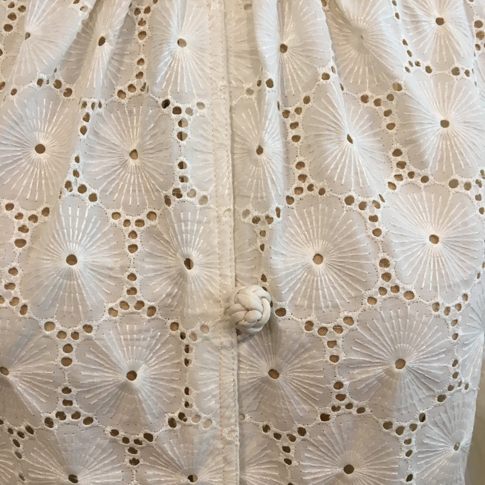 Michael Boris Eyelet Jacket/Blouse - image 2